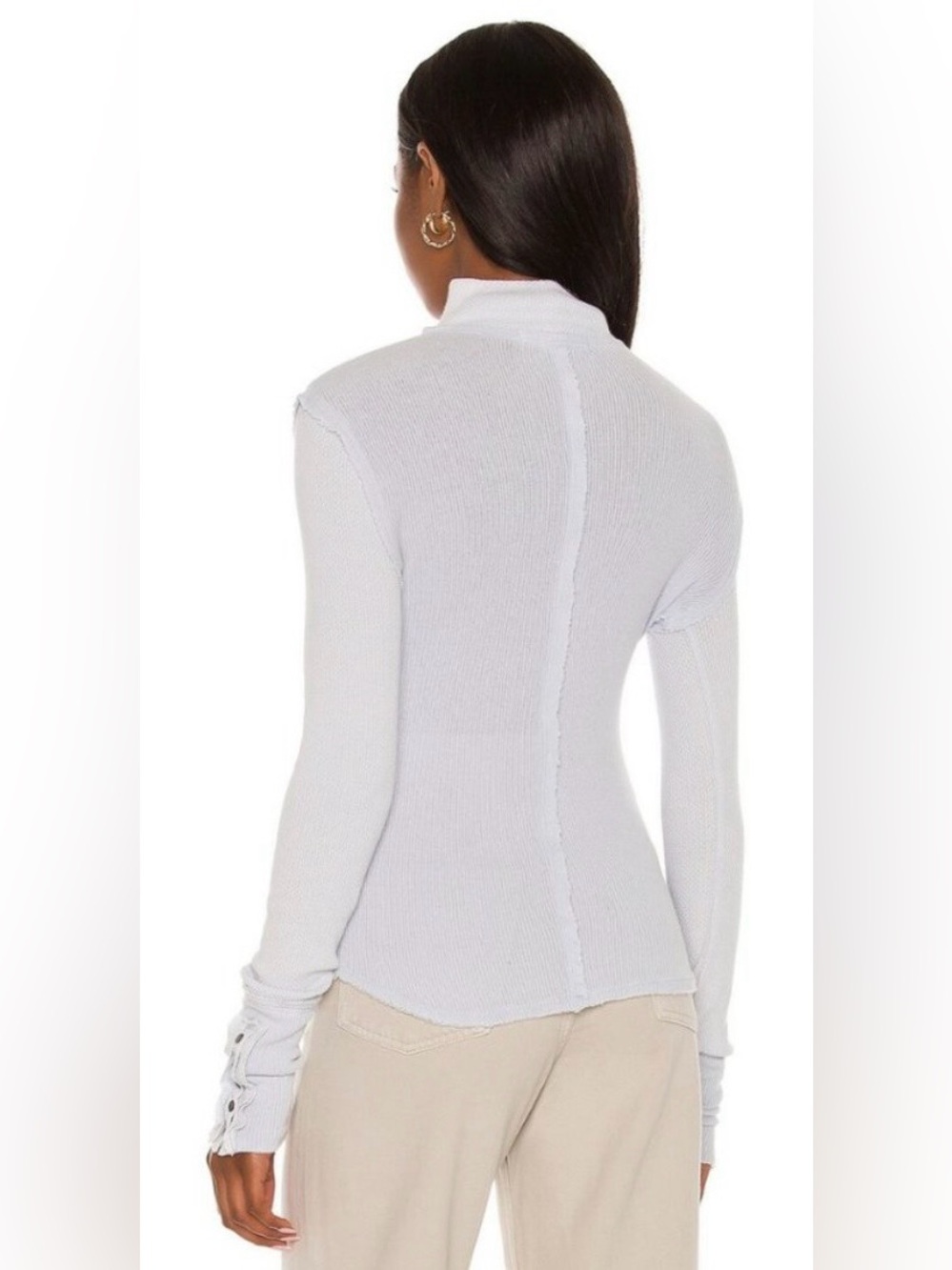 Free People We The Free x Revolve Jojo Long Sleeve Top in Iced Water - Picture 3 of 8